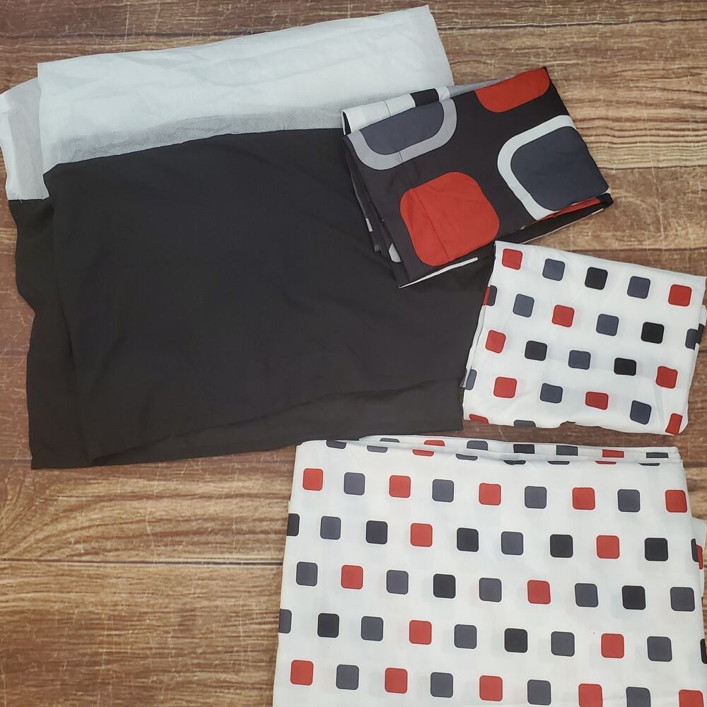 Mainstays geometric twin bedding partial set